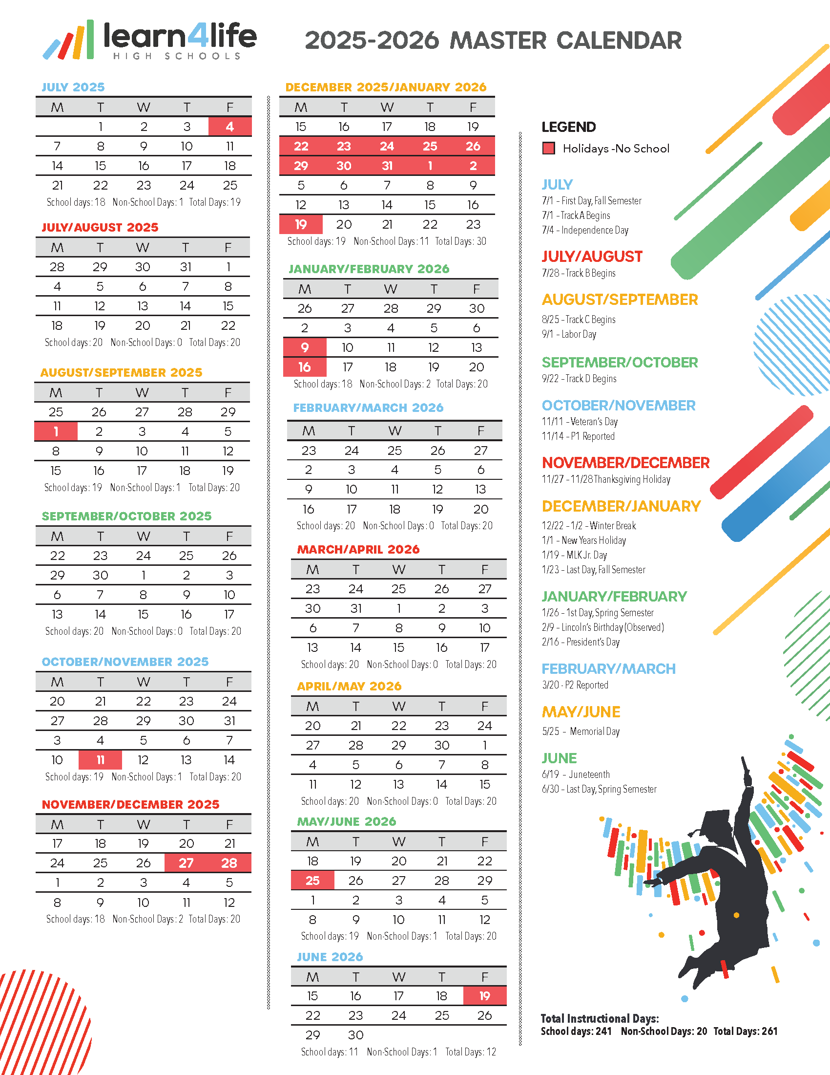 2025-2026 Master Calendar